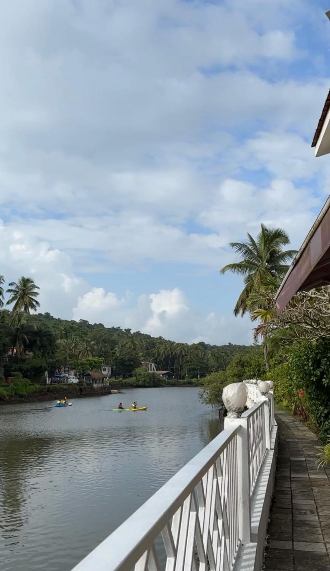 Hotel Riverside Baga Exterior foto