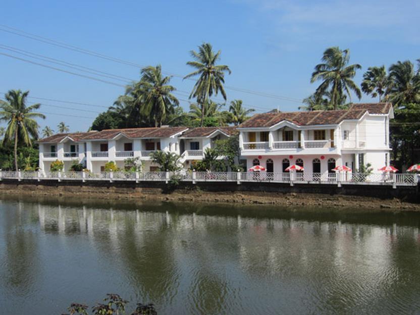 Hotel Riverside Baga Exterior foto