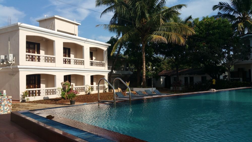 Hotel Riverside Baga Exterior foto